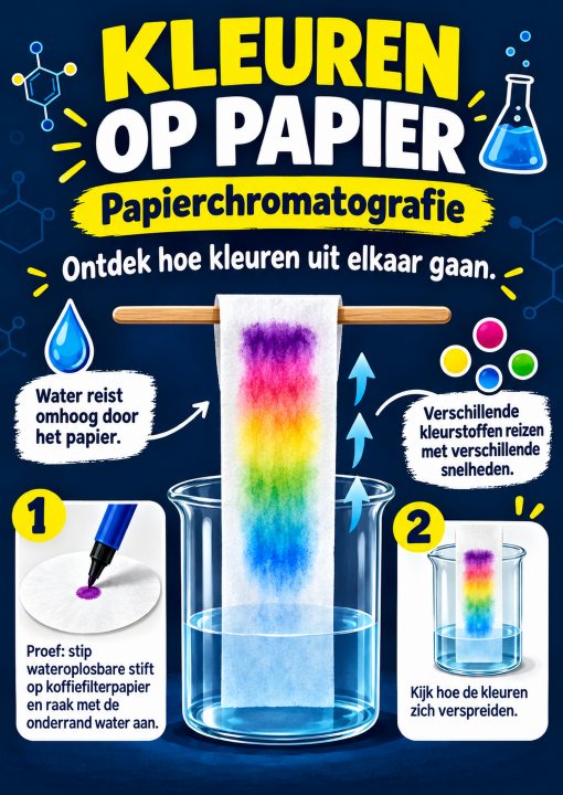 Poster voor wetenschapsbeurs of open dag