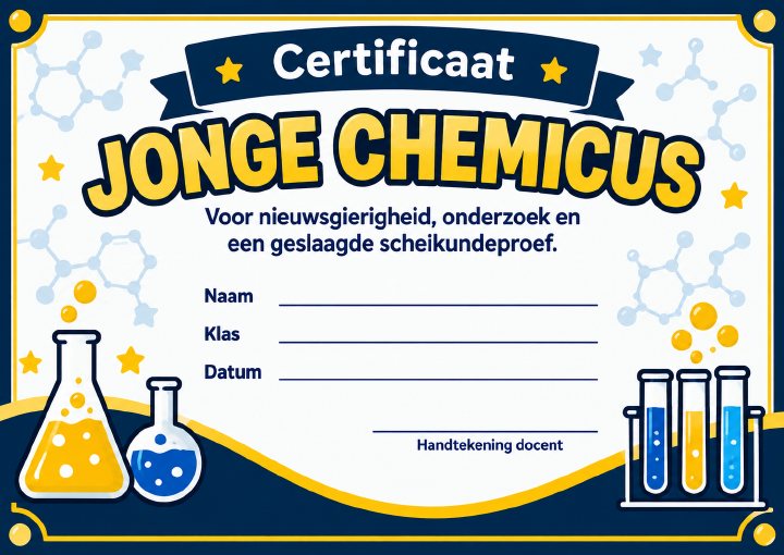 Diploma Jonge Chemicus