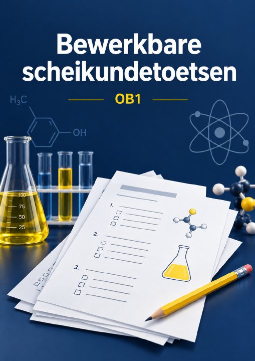 Omslag Bewerkbare scheikundetoetsen